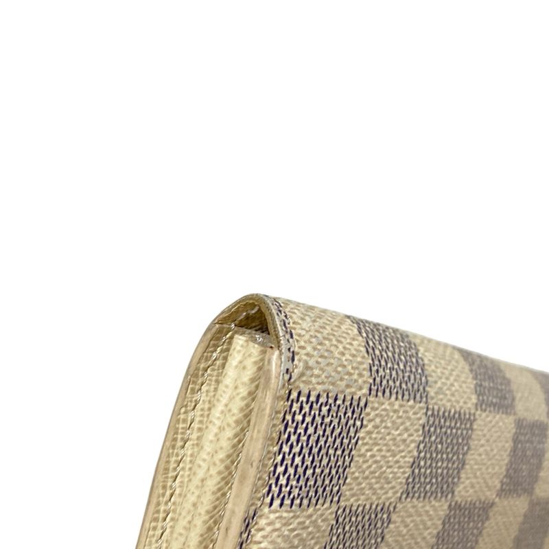 Louis Vuitton Damier Portefeuille Sarah NM2 N61735 Azure Long Wallet