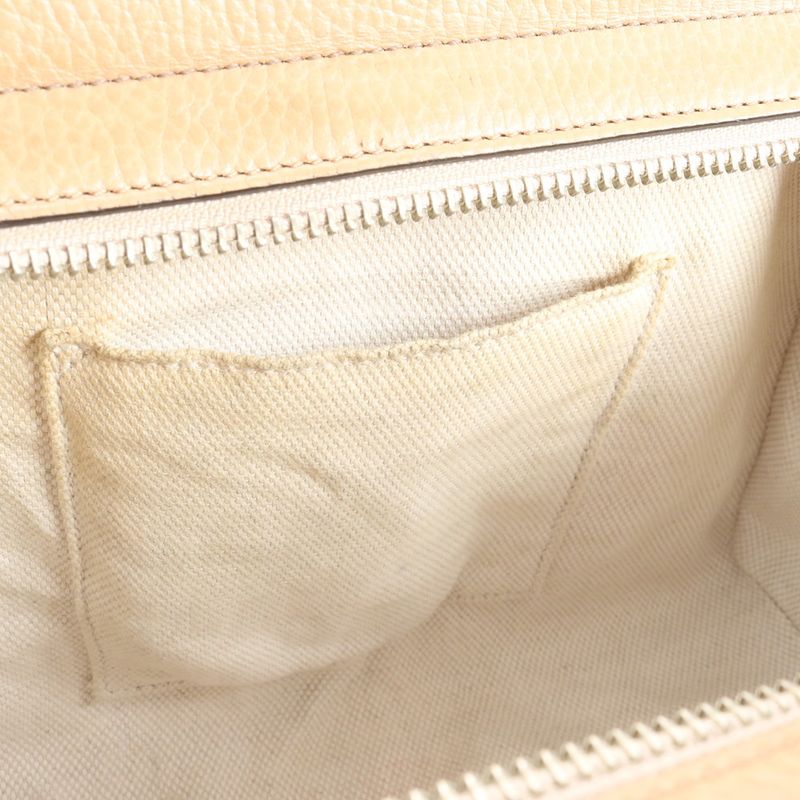 Gucci Soho Interlocking G 607722 Leather 2WAY Handbag Crossbody Shoulder Women