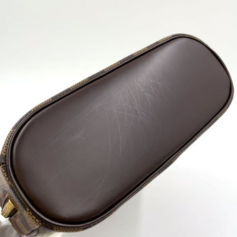 Louis Vuitton Sarria Mini Damier Ebene Damier Ebene Leather × PVC Brown Handbag