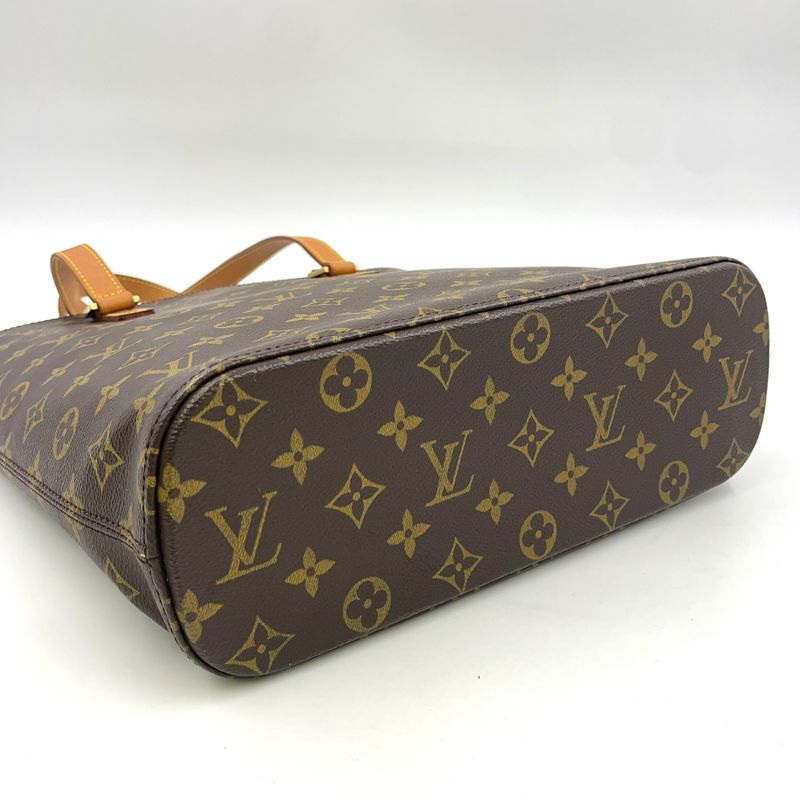 Louis Vuitton Vavin GM Monogram Leather × PVC Brown Tote Bag Gold M51170