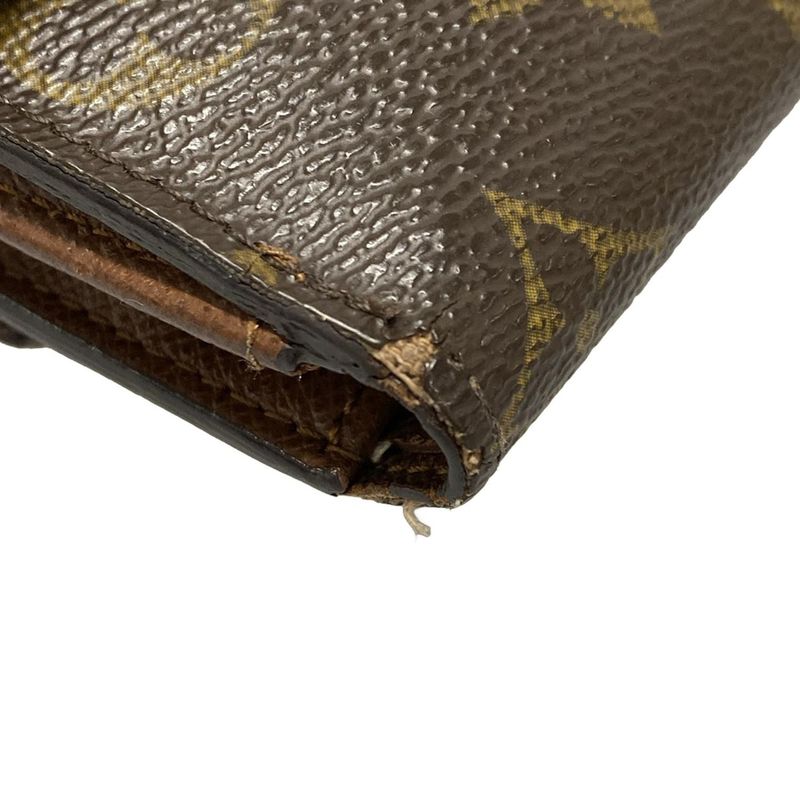 Louis Vuitton W Hook Wallet Monogram Porte Monet Bier Carte Cles Di M61652