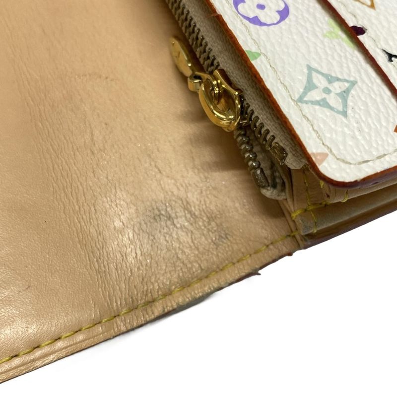 Louis Vuitton Monogram Multicolor Pochette Cles M60004 Bronze Leather Long