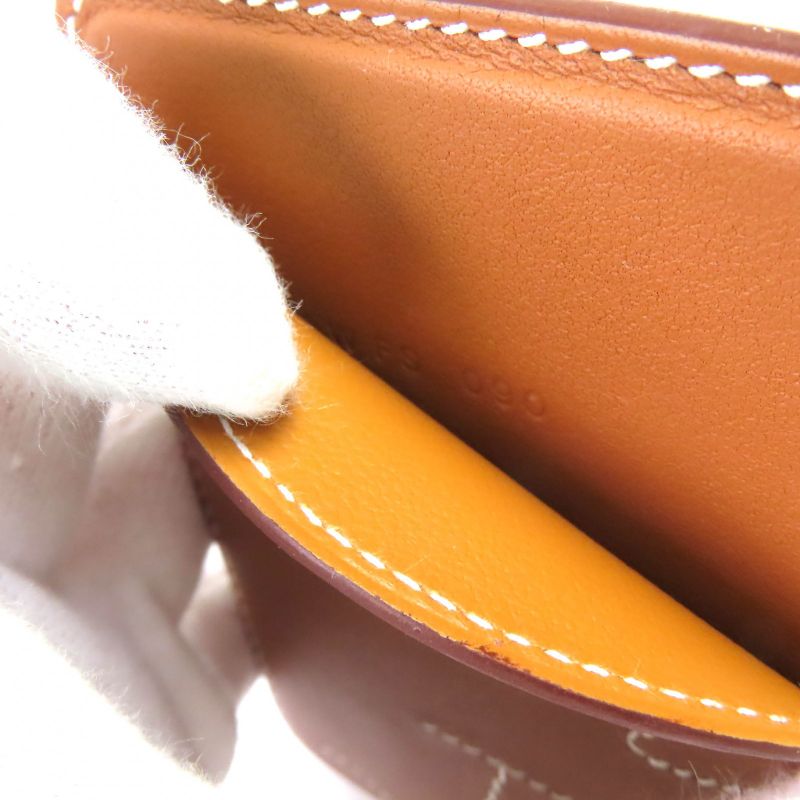 Hermes Magsafe Eman Inu Vosuft Gold Magnetic Card Case Engraved W Made In