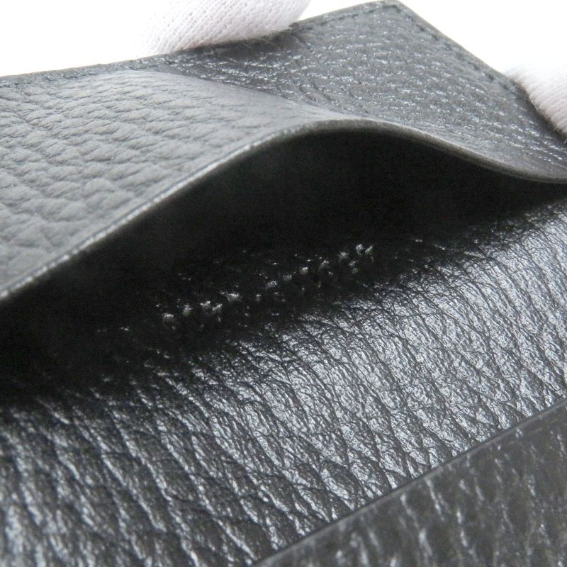 Gucci 456118 Leather GG Supreme Double G Gold Logo Hardware 6-ring Key Case