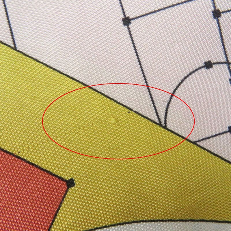 Hermes Echec AU ROI Checkmate Silk Cotton Sleeve Zip Design Twill Raine Cut