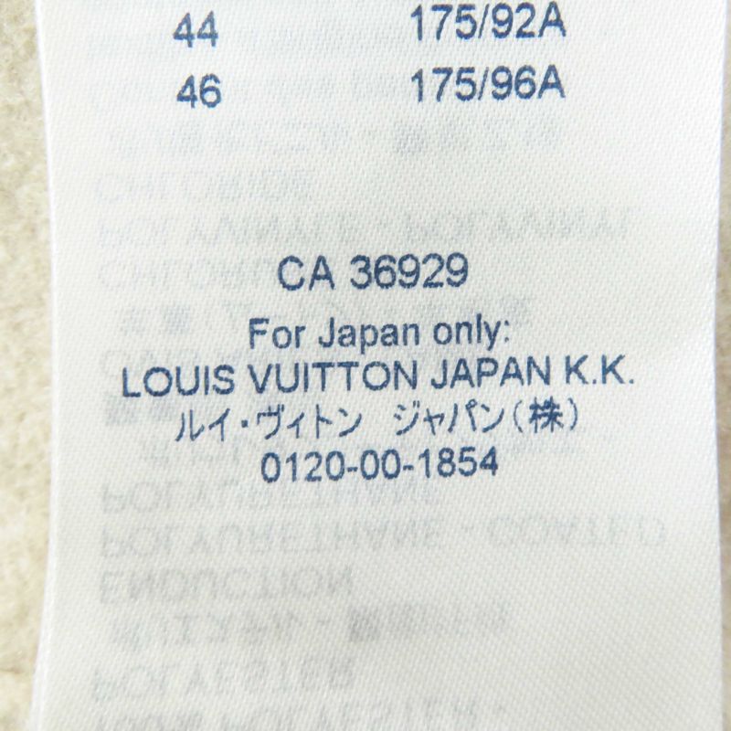 Louis Vuitton 19SS 1a4ysz 100% Cashmere Leather Long Length Wrap Coat With