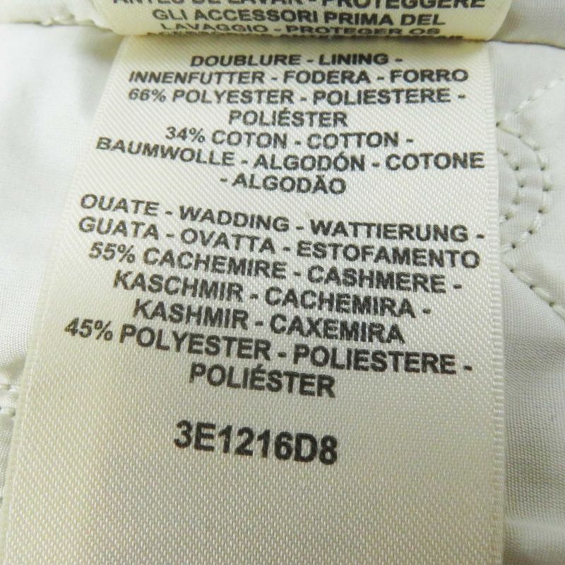 Hermes 3e1216d8 Goatskin Lined Chaine D'ancre Pattern Cashmere Rib Knit Collar