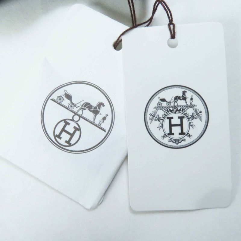 Hermes 23AW 3h2653d1 100% Cashmere H Lift Long Sleeve Knit Pullover Black 34