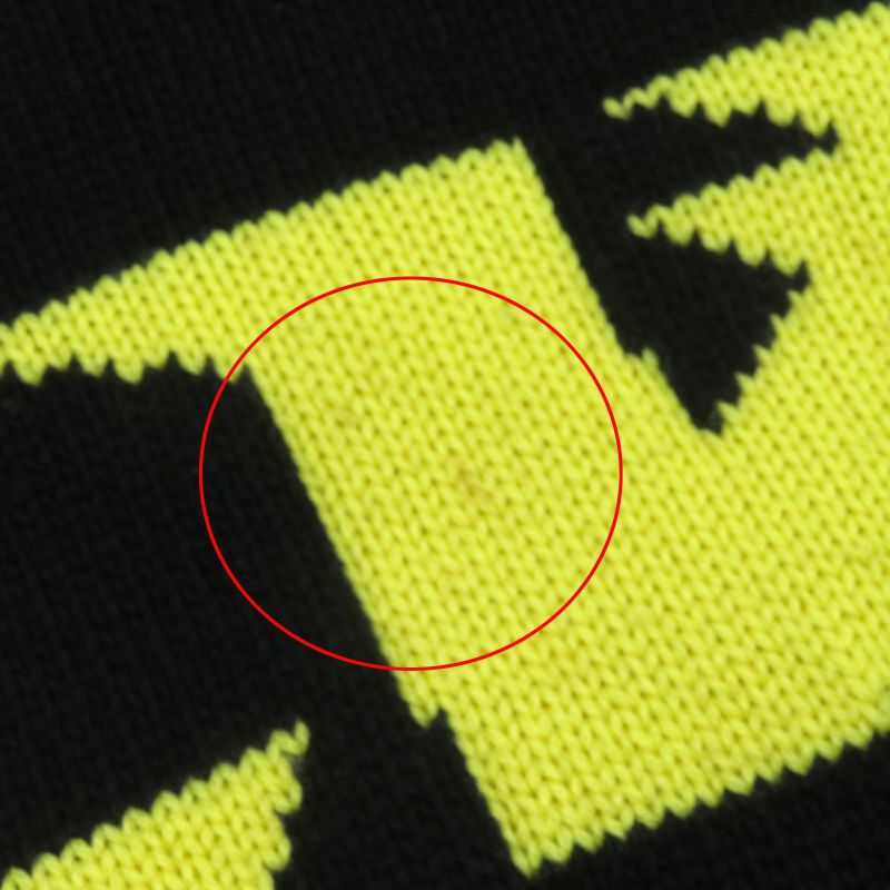 Louis Vuitton 22AW Amen Break LV Intarsia Football Cashmere Blend V-neck Long