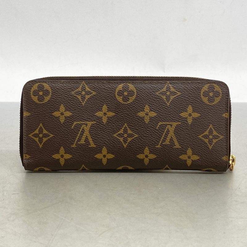 Louis Vuitton Long Wallet Monogram Portefeuille Cles Mance M61298 Brown Rose
