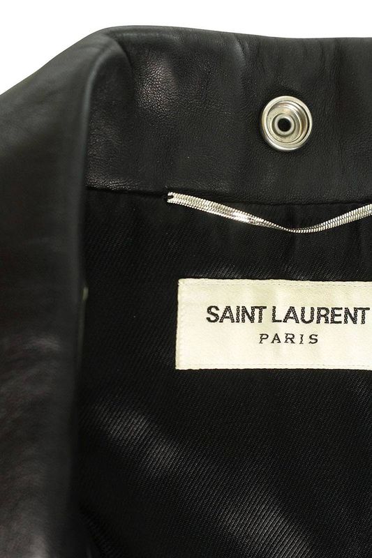 Saint Laurent Paris L01 397290 Y5ya1 Classic Motorcycle Rider Scuff The Jacket