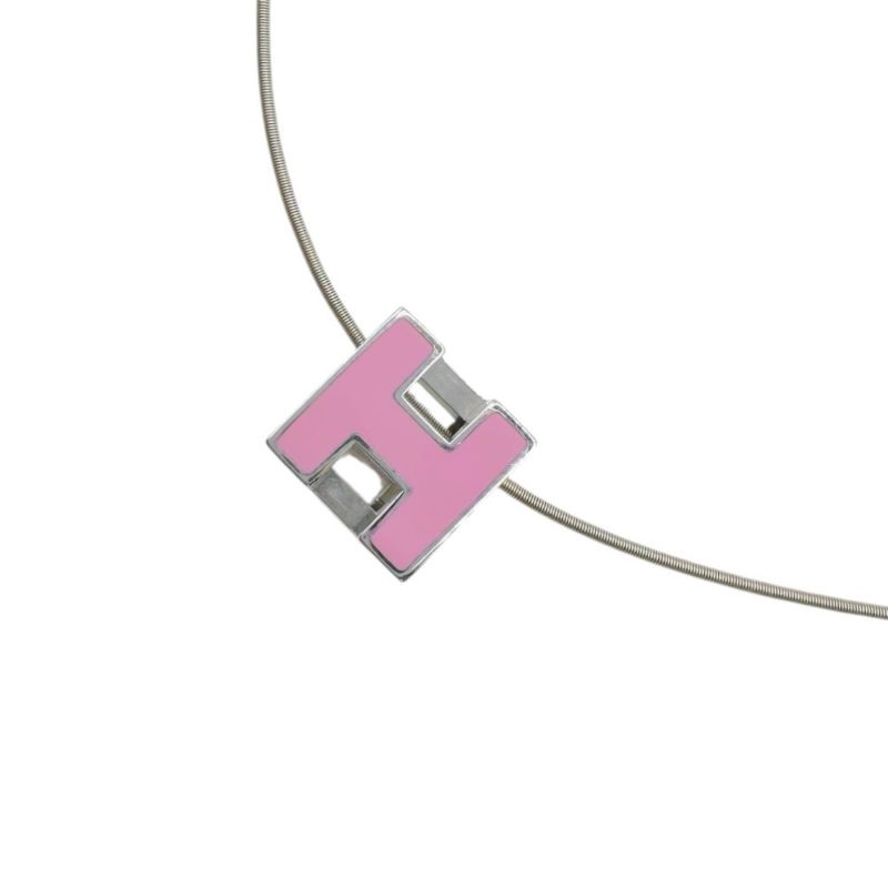 Hermes Caged Ash H Cube Necklace