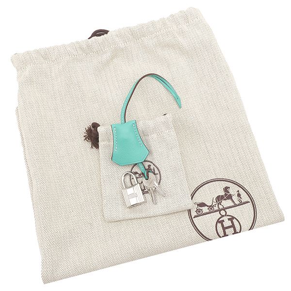 Hermes Handbag Birkin 25 Vorsoft Lagon Silver Hardware Blue Green L Engraved