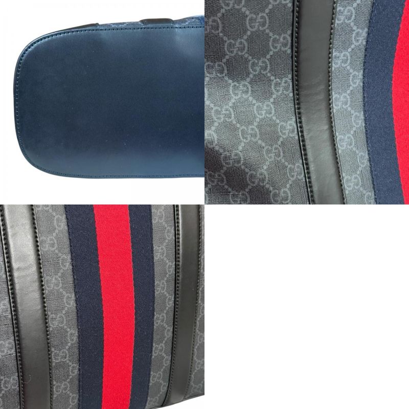 Gucci Sherry Tote Bag GG Supreme Canvas 495560 Black Unisex Gucci Gucci