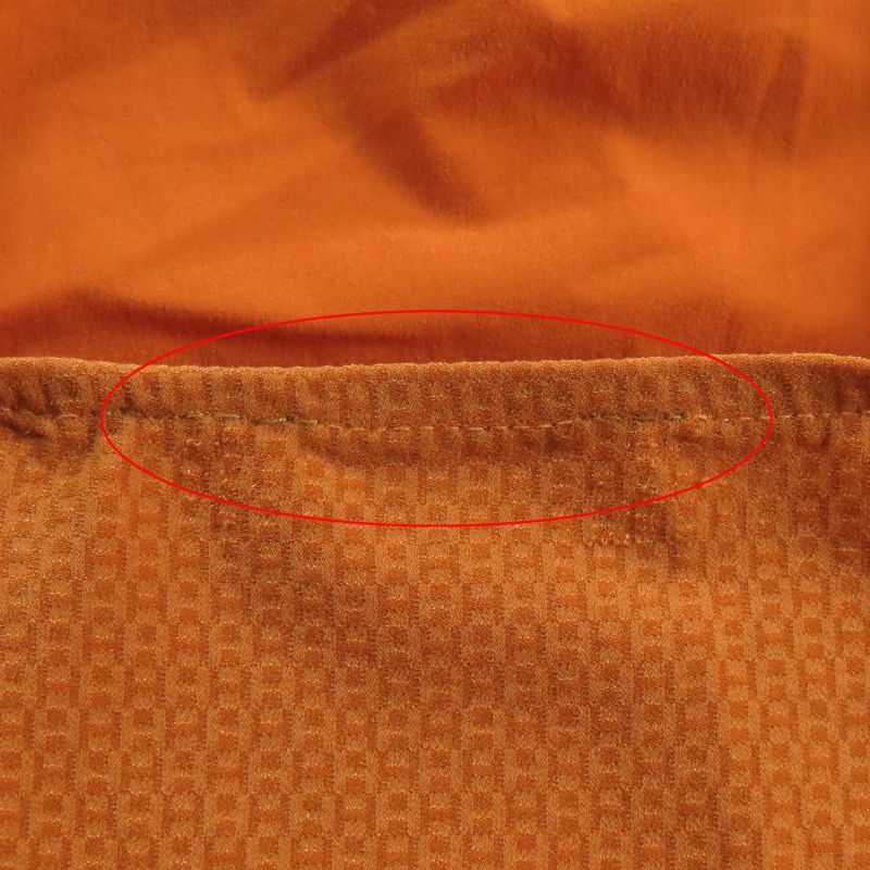 Hermes Margiela Period H Motif Swimwear Swimsuit Dress Orange 36 Made In France