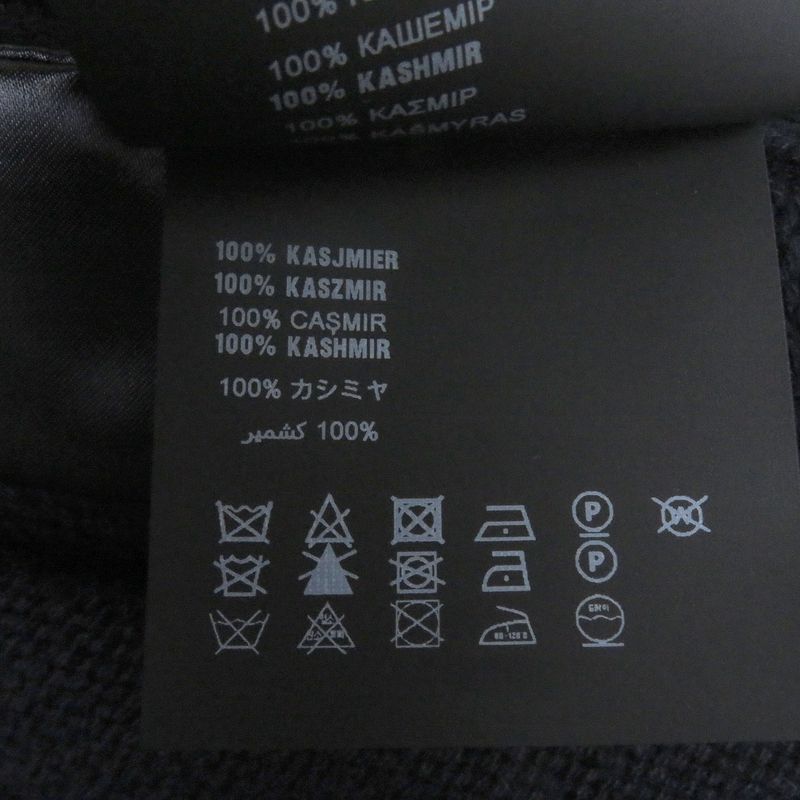 Prada 2023 Umr576 100% Cashmere Logo Embroidery Embroidered Embroidery Mock