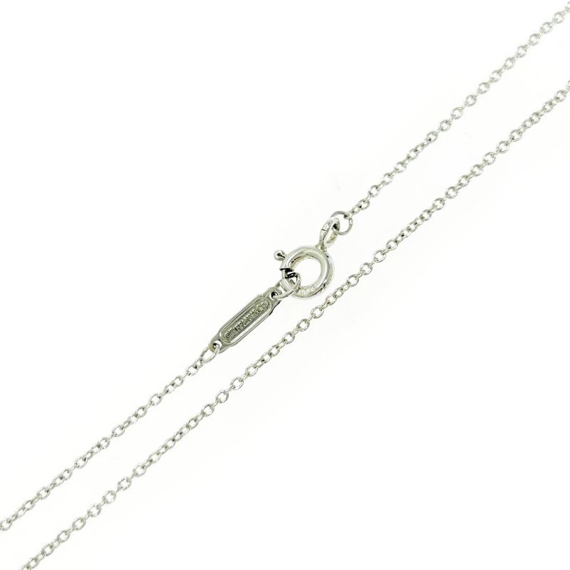 Tiffany & Co Silver 1837 Interlocking Circle Necklace 5.0g 925 Engraved 491788