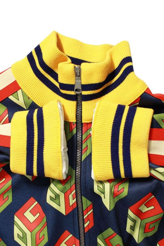 Gucci 475359-x5u15 GG Wallpaper Technical Jersey Blouson Men's M