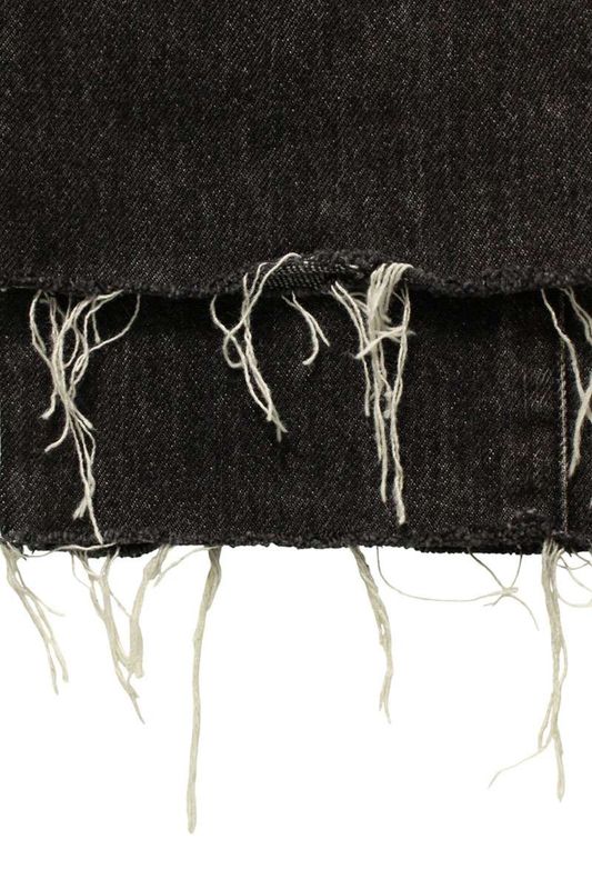 Saint Laurent Paris 527503 Yb867 Damaged Straight Denim Pants Men's 26