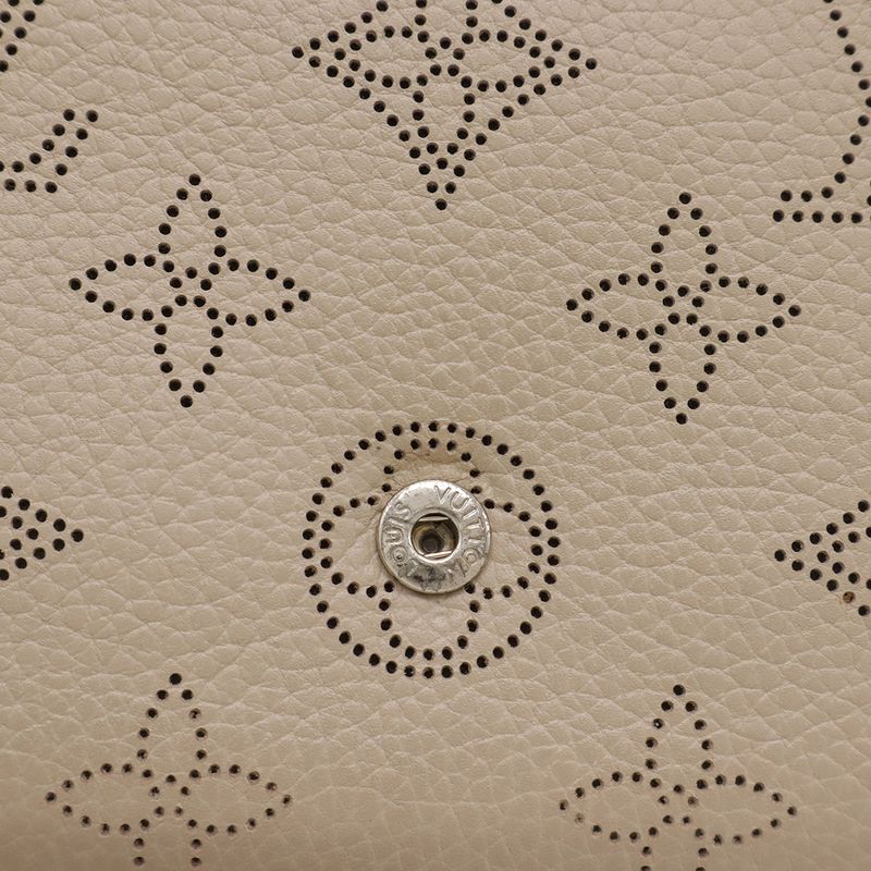 Louis Vuitton Monogram Mahina Portefeuille Iris Compact Bifold Wallet Leather