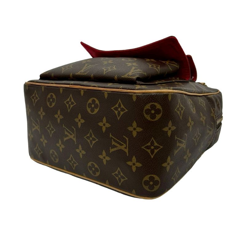 Louis Vuitton Vintage Exanterie City Monogram Leather Handbag Mini Boston Bag