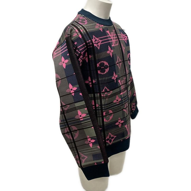 Louis Vuitton Sweatshirt Size S Men's Monogram Jacquard Sweatshirt Hky75wzrw