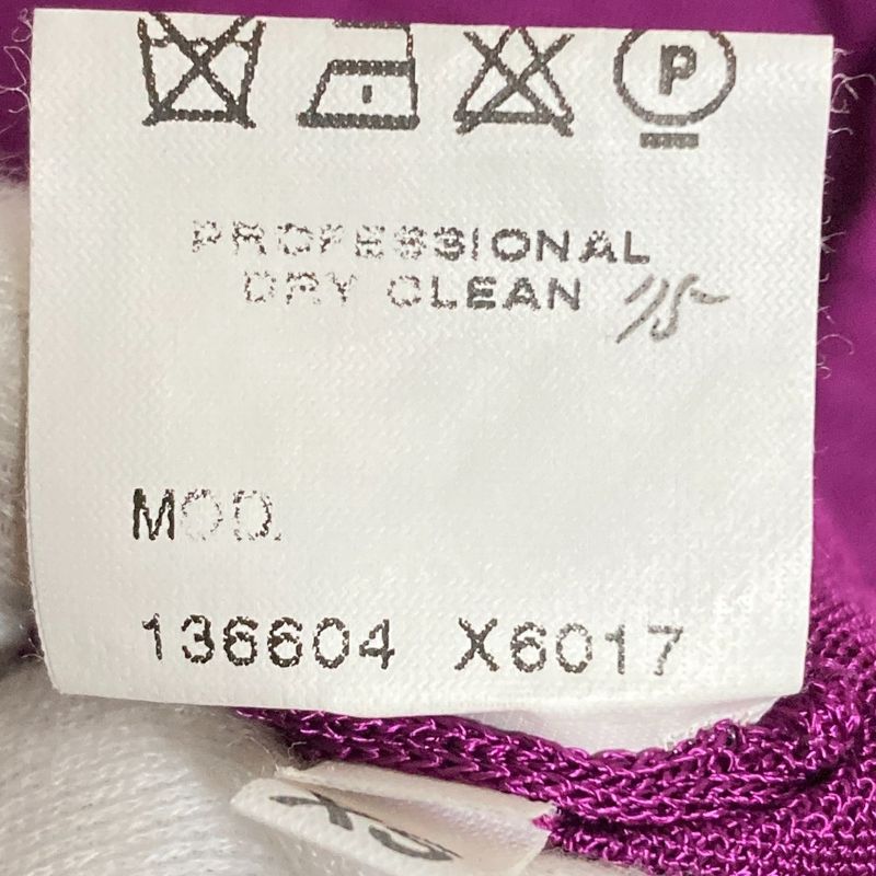 Good Gucci V-Neck Long Sleeve Mesh Knit Cut and Sewn Pullover XS Size Purple