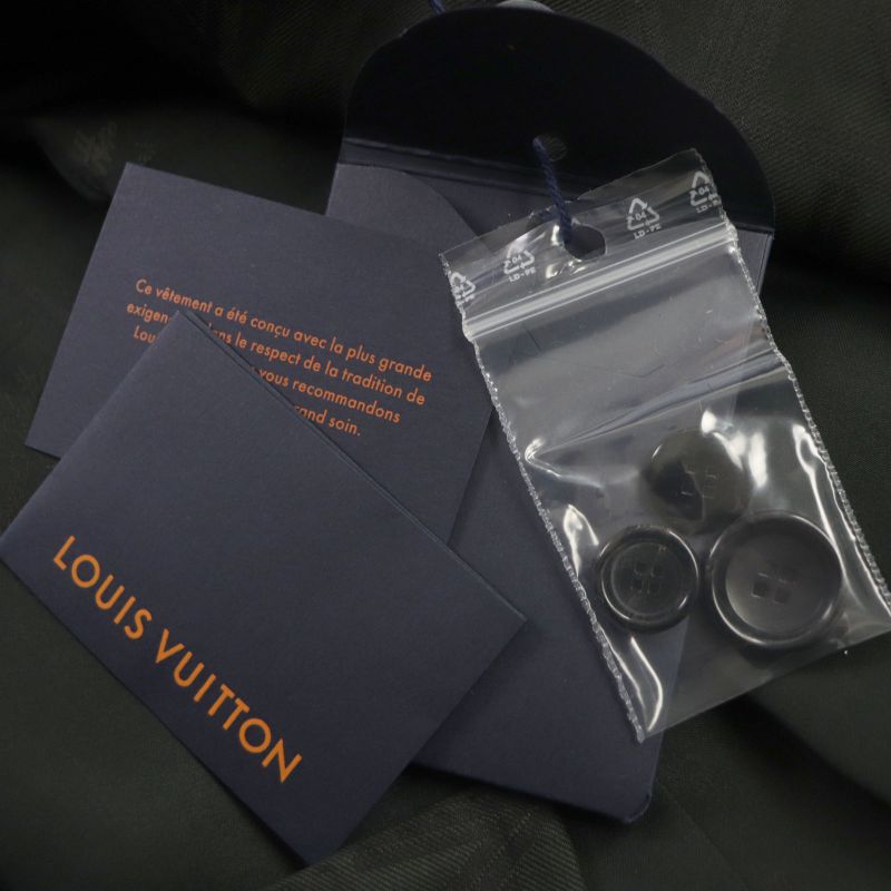 Louis Vuitton 23AW Hpfj8e PONT NEUF FIT 100% Wool LV Pattern Peaked Lapel