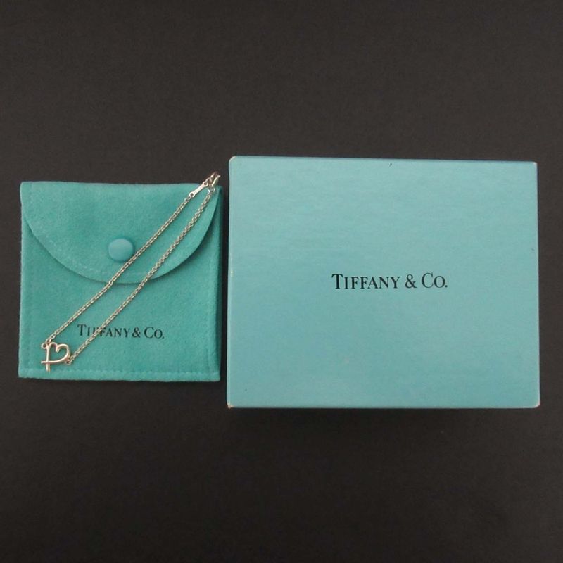Tiffany & Co Tiffany & Co Paloma Picasso Rubbing Heart Bracelet 925sv Silver