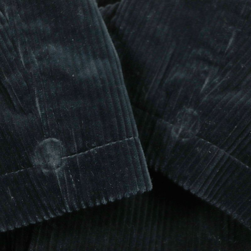 Saint Laurent Paris 529578 Lined Mouton Corduroy Logo Toggle Button Duffle