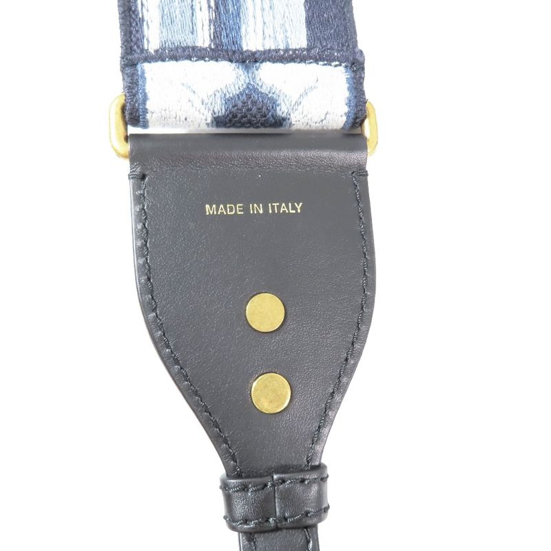 Unused Christian DIOR Wide Shoulder Strap For Bag Concho Medallion Embroidery