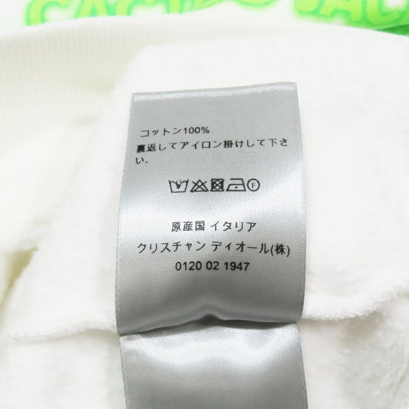 Unused 22ss Dior X Cactus Jack Castelbajac Logo Sweatshirt Collaboration Long