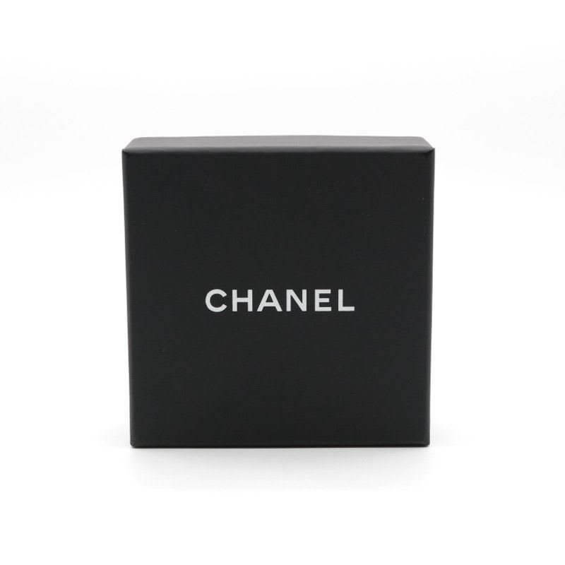 Chanel Earring Gold Pink Coco Mark Hoop Earrings