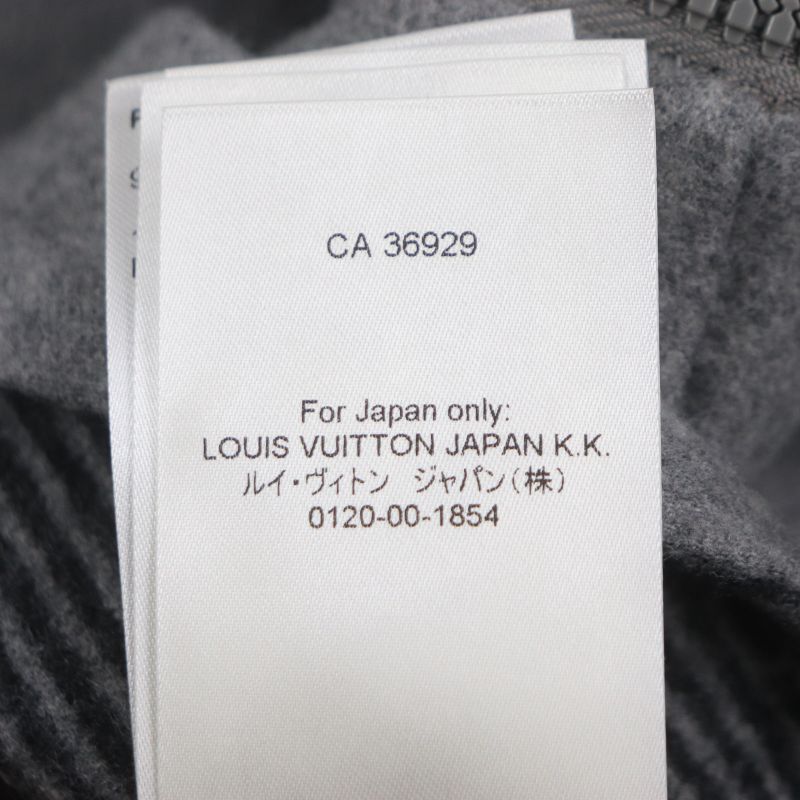 Louis Vuitton 2023 Hob52e Monogram Stripe Logo Embroidery Zip-up Reversible