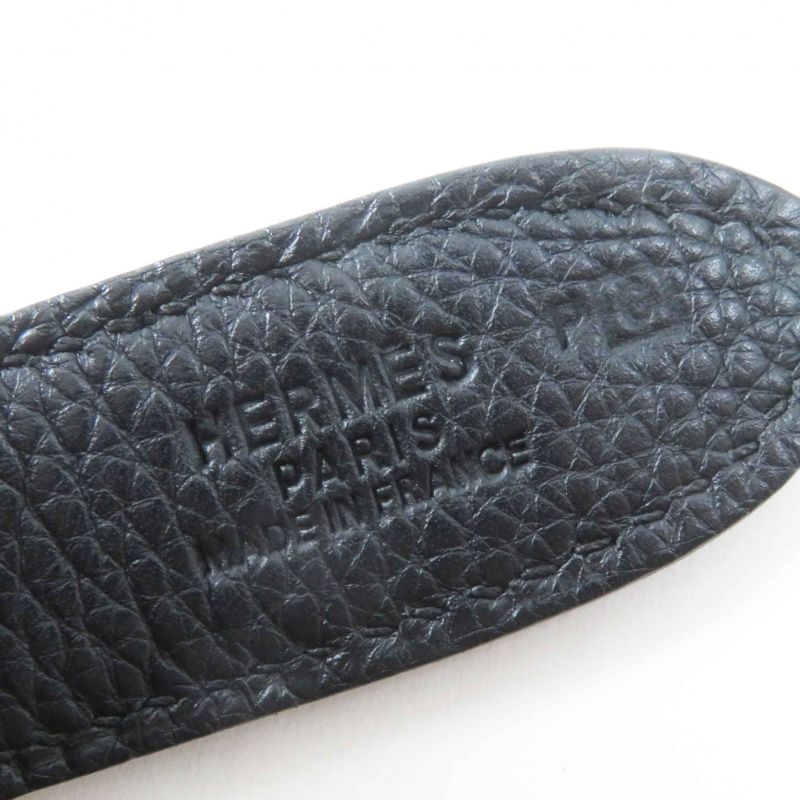 Hermes Trim 31 Gold Hardware Togo Shoulder Bag Black G Engraved French Ladies