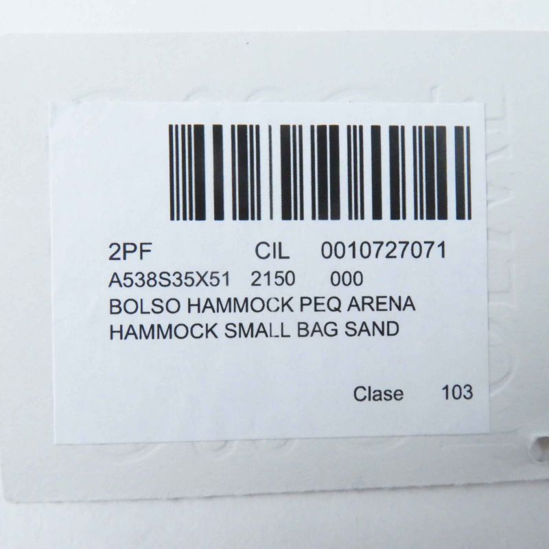 LOEWE A538s35x51 Hammock Small Soft Grain Calf 2WAY Hand/shoulder Bag Sand