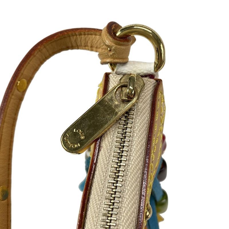 Louis Vuitton Handbag Monogram Multicolor - Bronze Bucket Flange Attached Pouch