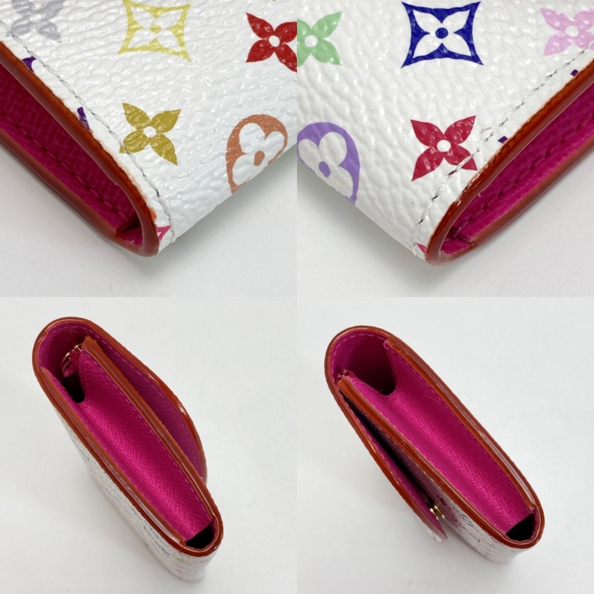 Louis Vuitton Monogram Multicolor Lv×tm Portomone Rosali M13399 Takashi