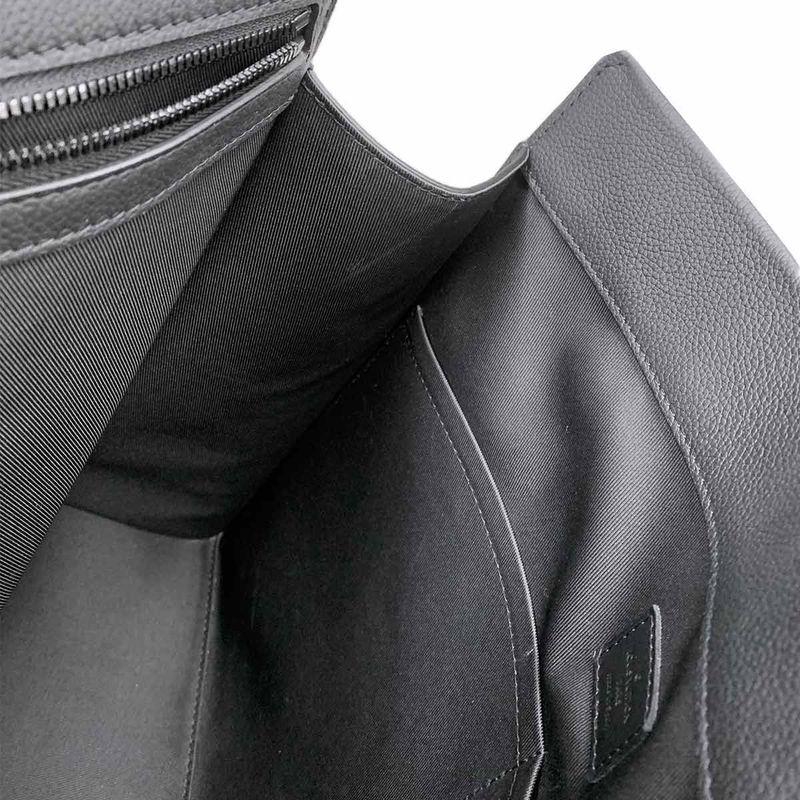 Louis Vuitton Aerogram Takeoff Tote Bag Leather Black M57308 RFID 90299581