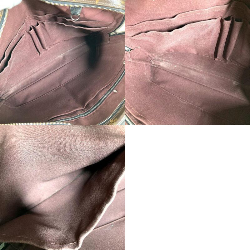 Louis Vuitton Business Bag Porte Documents Voyage PDV M40225 Monogram Macassar