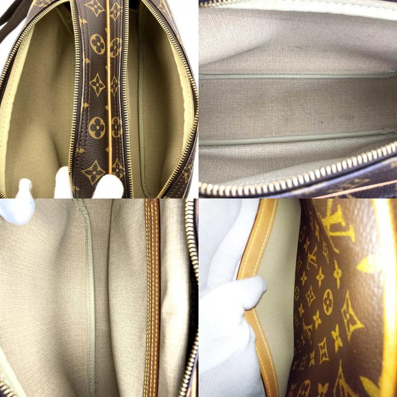 Louis Vuitton M45254 Reporter PM Crossbody Shoulder Bag Brown Monogram Women's