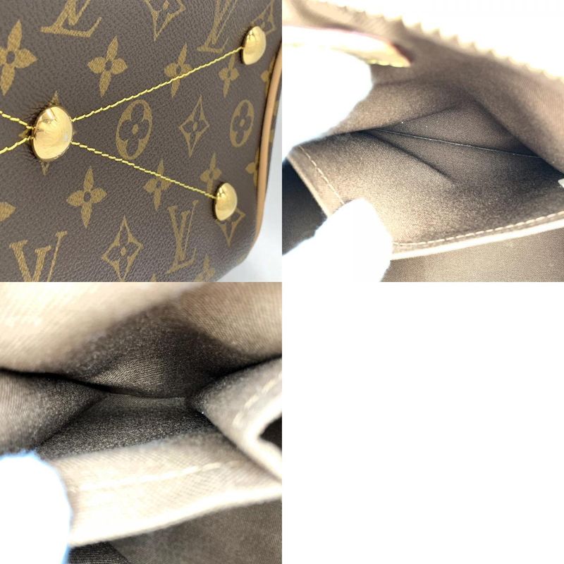 Louis Vuitton M40143 Tivoli PM Handbag Tote Bag Monogram Brown Ladies Men
