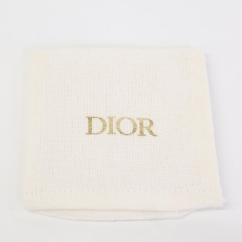 DIOR CD Logo Heart Rhinestone Rope Chain