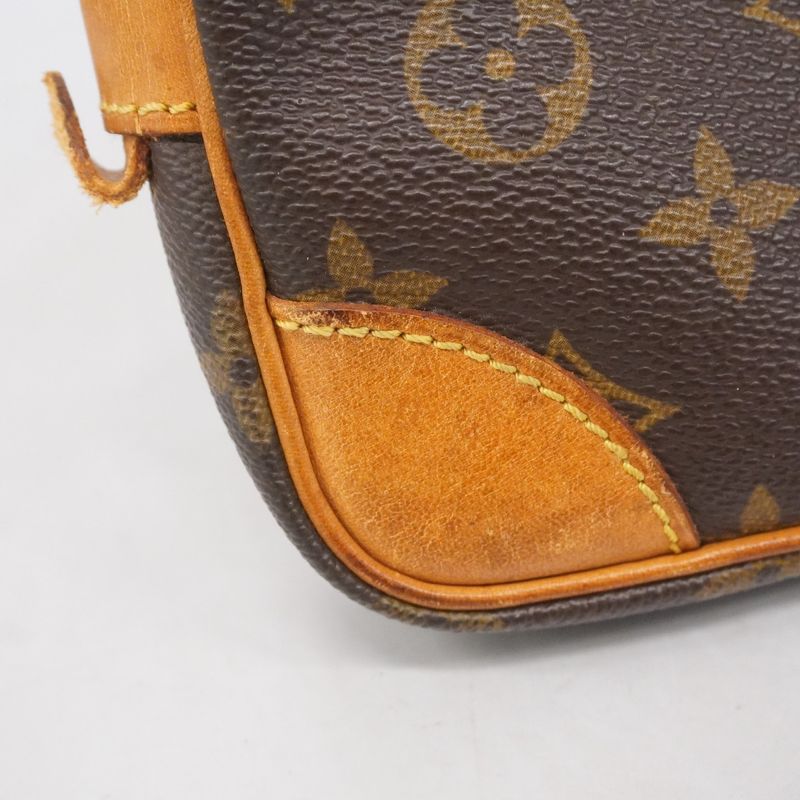 Louis Vuitton Clutch Bag Monogram Marly Dragonne PM M51827 Brown Men's