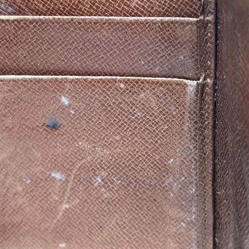 Louis Vuitton W Hook Wallet Monogram Porte Monnaie Vie (old Shape ) 190 -