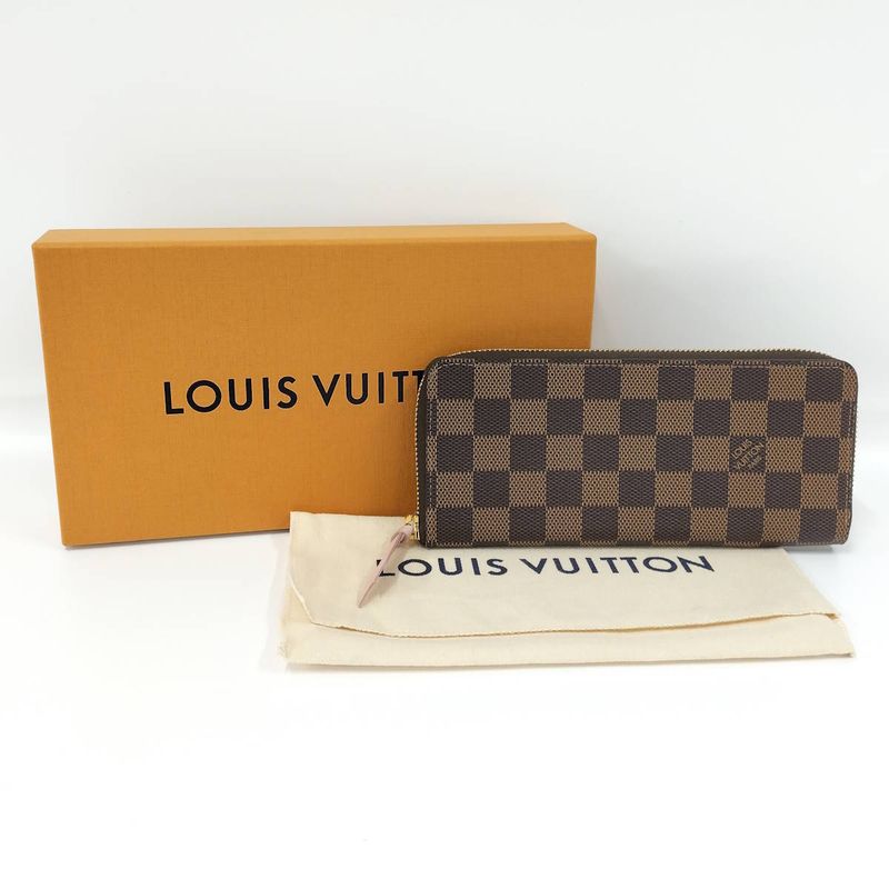 Louis Vuitton Portefeuille Cles Mance Long Wallet Damier Ebène N41626