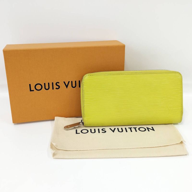 Louis Vuitton LV Zippy Wallet Long Wallet Jeanne Sedra Yellow Epi M80321