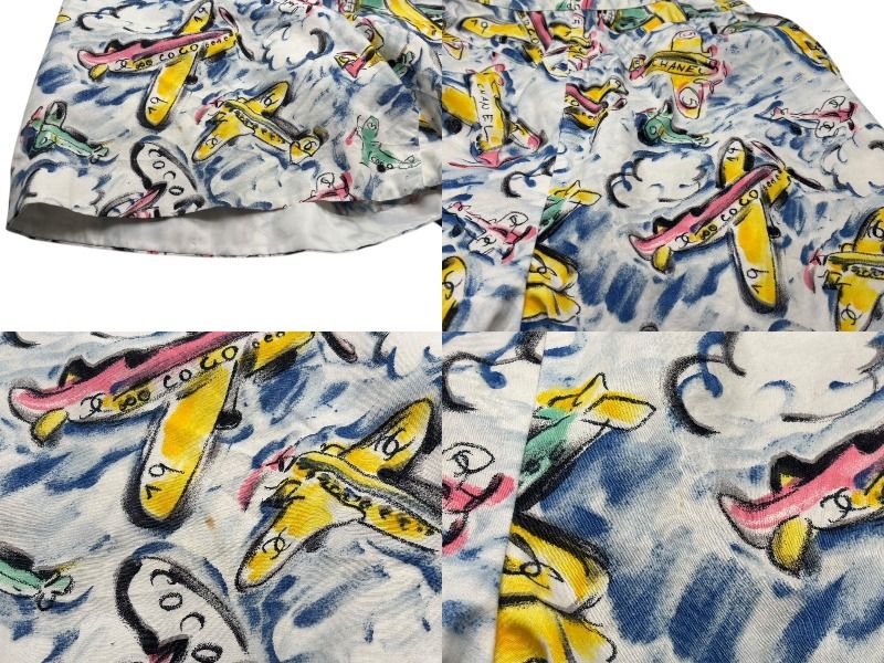 Chanel Shorts Air Line Airplane CC Logo Multicolor 16SS — view 8