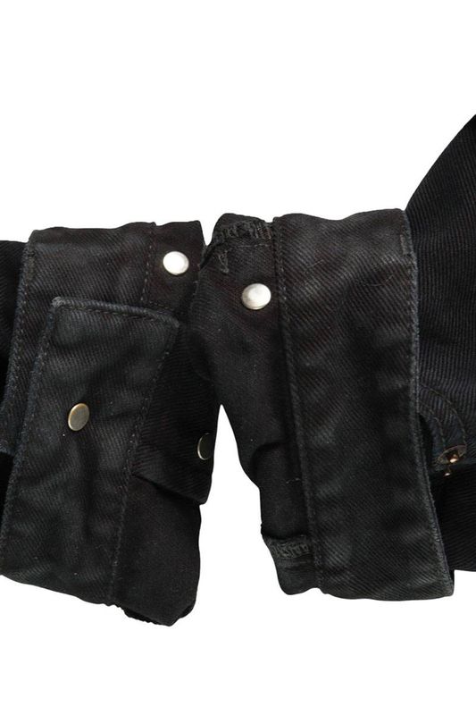 Balenciaga 23AW 767943 Tnw11 Denim Reconstructed Oversized Denim Jacket Men's M