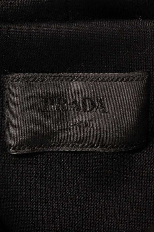 Prada Ujl04c S000 11JE Re-nylon Cotton Fleece Parka Men's S